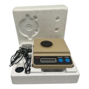 Ohaus Ct10-52 Portable Balance Gold Jewelry Scale Power Adapter & Lid and weight